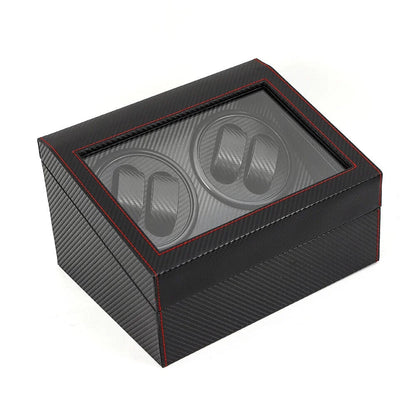 4+6 Watch Winders Automatic Rotation Display Boxes Storage Case Organizer USA