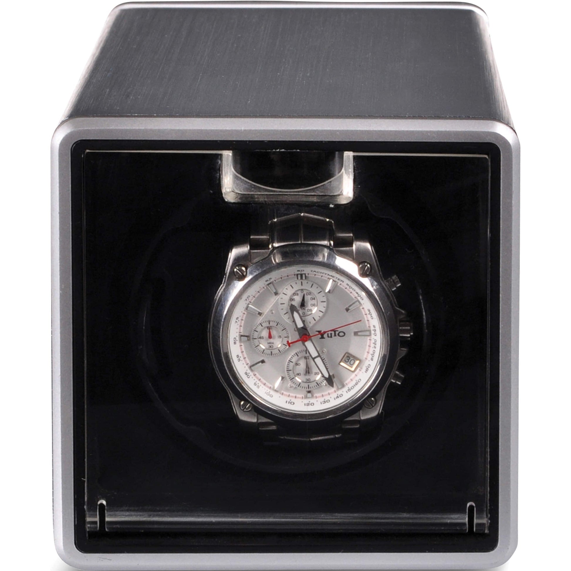 Fashion Rotations Silver Metal Single Watch Winder (4 X 5.5) Made in China Gm8460