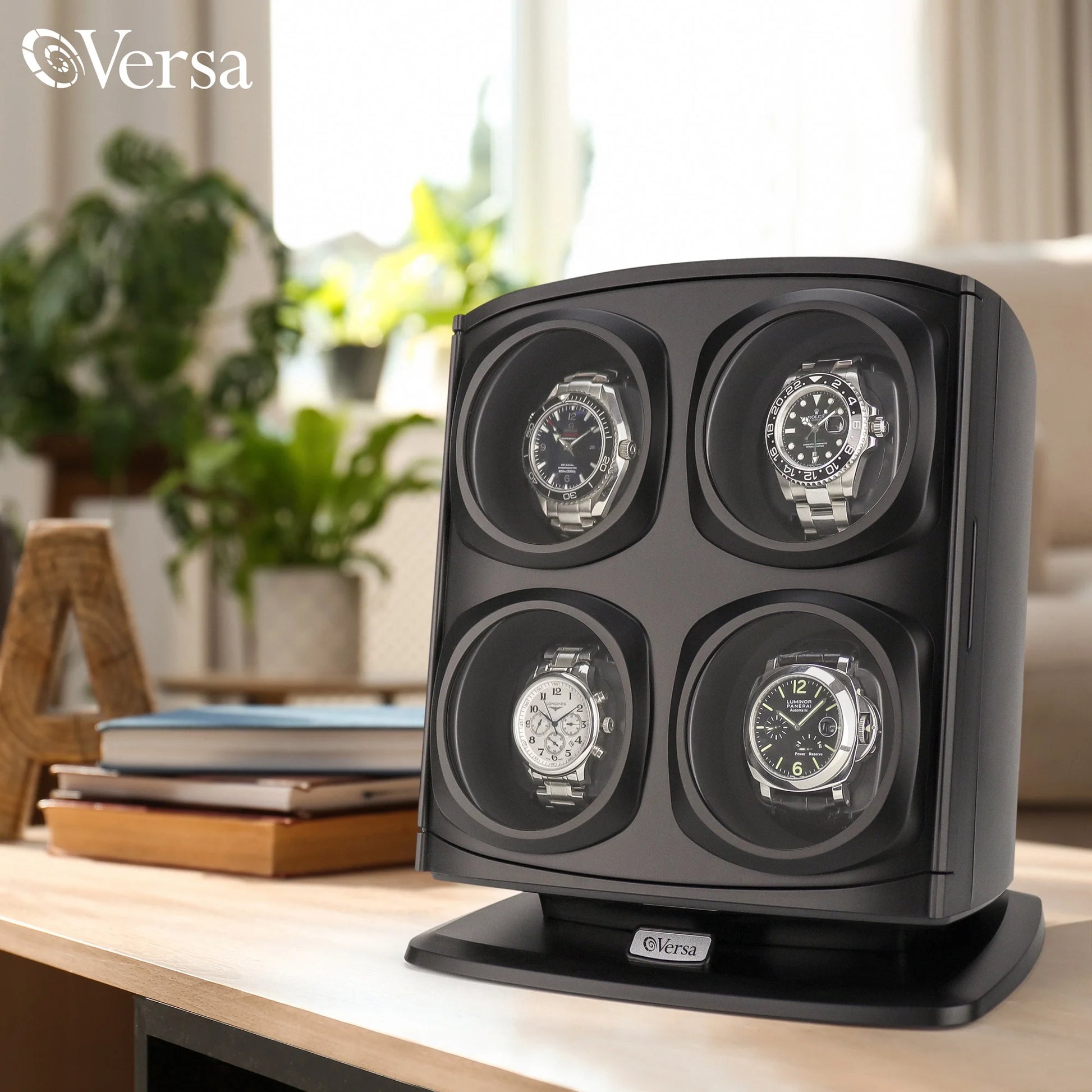 Automatic Quad Watch Winder - Black